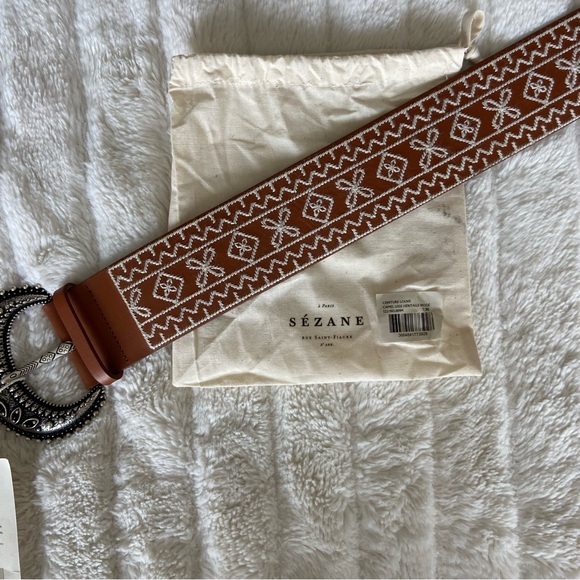 🌿|NWT| Sézane Louve Belt- 80cm - Picture 8 of 15